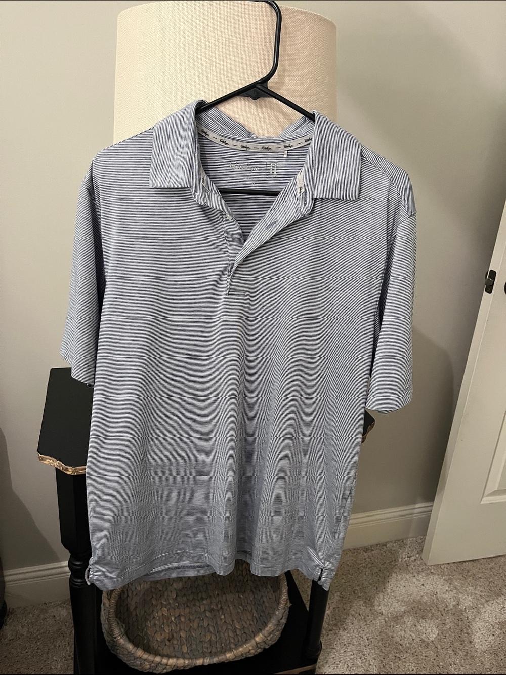 Walter Hagen Light Blue Heather Polo